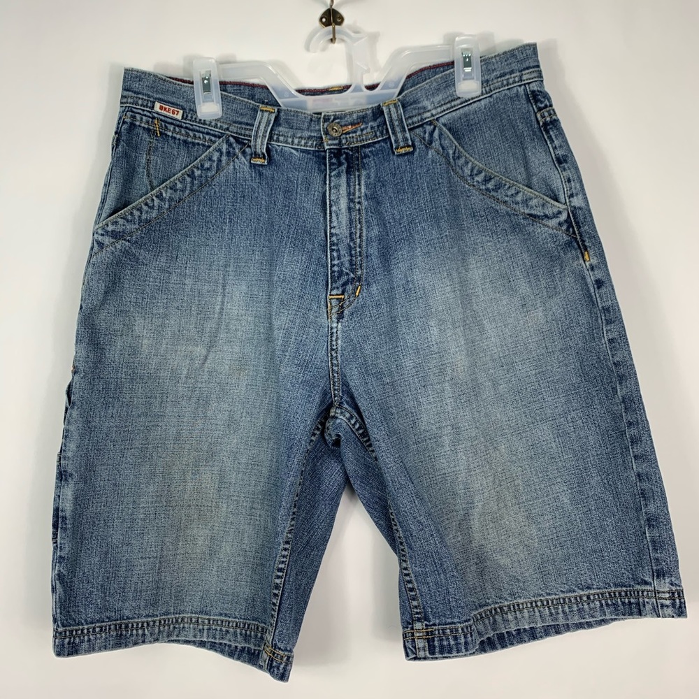 BKE Mens Shorts Jeans Light Wash Waist-34